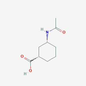 (1S,3R)-3-acetamidocyclohexane-1-carboxylic acid