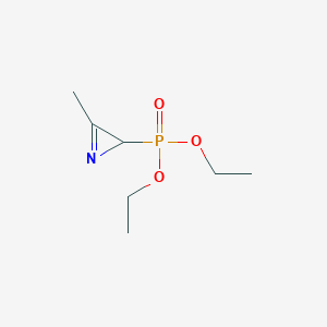 Phosphonic acid, (3-methyl-2H-azirin-2-yl)-, diethyl ester