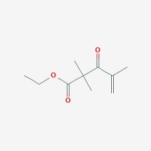 4-Pentenoic acid, 2,2,4-trimethyl-3-oxo-, ethyl ester