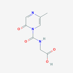 N-(5-Methyl-2-oxopyrazine-1(2H)-carbonyl)glycine