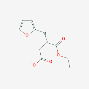 3-(Ethoxycarbonyl)-4-(furan-2-yl)but-3-enoate