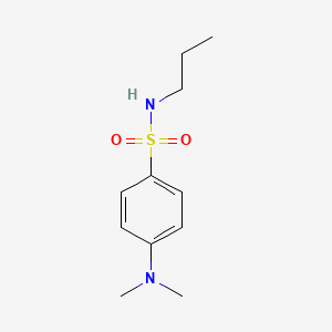 4-(Dimethylamino)-N-propylbenzene-1-sulfonamide