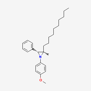 (2R,3R)-2-decyl-1-(4-methoxyphenyl)-2-methyl-3-phenylaziridine