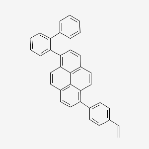 1-([1,1'-Biphenyl]-2-yl)-6-(4-ethenylphenyl)pyrene