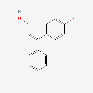 3,3-Bis(4-fluorophenyl)prop-2-en-1-ol