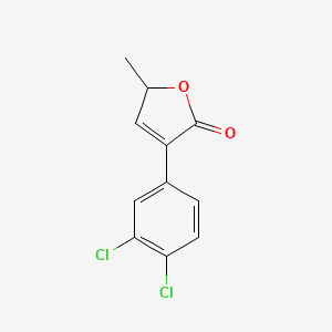 2(5H)-Furanone, 3-(3,4-dichlorophenyl)-5-methyl-