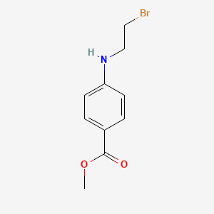 Benzoic acid, 4-[(2-bromoethyl)amino]-, methyl ester