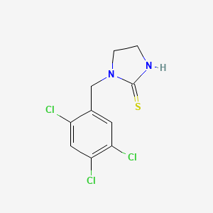 1-[(2,4,5-Trichlorophenyl)methyl]imidazolidine-2-thione