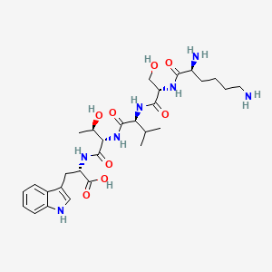 L-Lysyl-L-seryl-L-valyl-L-threonyl-L-tryptophan