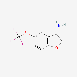 (3S)-5-(Trifluoromethoxy)-2,3-dihydrobenzo[b]furan-3-ylamine