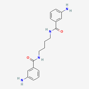 Benzamide, N,N'-1,4-butanediylbis[3-amino-