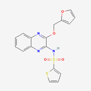 2-Thiophenesulfonamide, N-[3-(2-furanylmethoxy)-2-quinoxalinyl]-