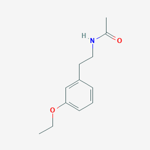 molecular formula C12H17NO2 B15167060 N-[2-(3-ethoxyphenyl)ethyl]acetamide CAS No. 261953-63-3