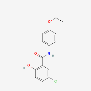 5-Chloro-2-hydroxy-N-{4-[(propan-2-yl)oxy]phenyl}benzamide