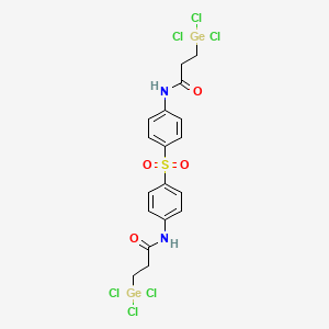 N,N'-[Sulfonyldi(4,1-phenylene)]bis[3-(trichlorogermyl)propanamide]