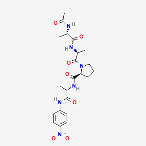 molecular formula C22H30N6O7 B1516709 AC-Ala-ala-pro-ala-pna 