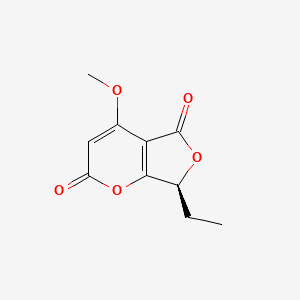 2H-Furo[3,4-b]pyran-2,5(7H)-dione, 7-ethyl-4-methoxy-, (7S)-