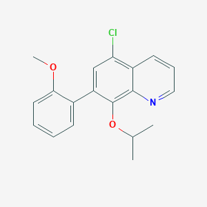 5-Chloro-7-(2-methoxyphenyl)-8-[(propan-2-yl)oxy]quinoline