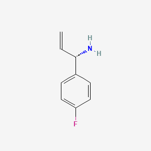 molecular formula C9H10FN B1516716 (S)-1-(4-Fluorophenyl)-2-propene-1-amine 