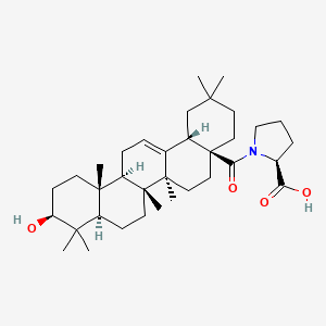 molecular formula C35H55NO4 B1516717 N-[(3beta)-3-Hydroxy-28-oxoolean-12-en-28-yl]-L-proline 