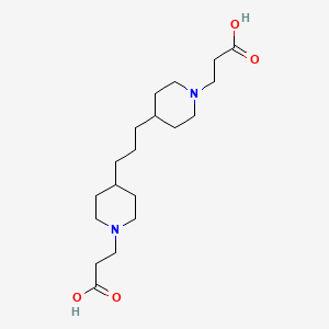 1-Piperidinepropanoic acid, 4,4'-(1,3-propanediyl)bis-