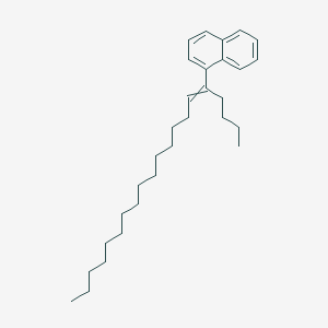 molecular formula C30H46 B15167193 1-(Icos-5-EN-5-YL)naphthalene CAS No. 573999-45-8