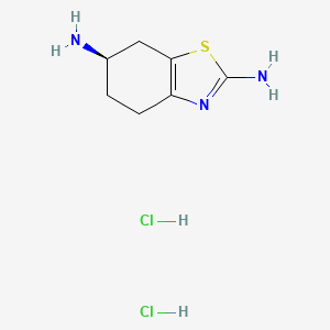 (S)-4,5,6,7-Tetrahydrobenzo[d]thiazole-2,6-diamine dihydrochloride