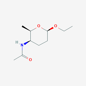 molecular formula C10H19NO3 B1516726 N-[(2R,3R,6R)-6-Ethoxy-2-methyloxan-3-YL]acetamide 