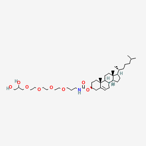 molecular formula C40H71NO8 B1516728 Cholesteryl N-(15,16-dihydroxy-4,7,10,13-tetraoxa-hexa-decyl)carbamate CAS No. 2375370-07-1