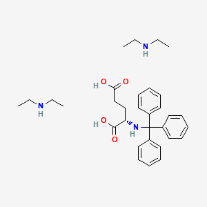N-Trityl-L-glutamic acid bis(diethyl ammonium) salt