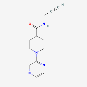 N-(Prop-2-yn-1-yl)-1-(pyrazin-2-yl)piperidine-4-carboxamide