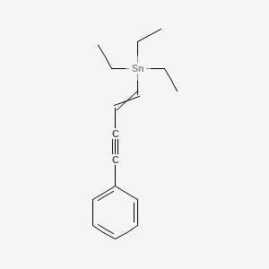 Triethyl(4-phenylbut-1-en-3-yn-1-yl)stannane