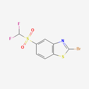 2-Bromo-5-(difluoromethanesulfonyl)-1,3-benzothiazole