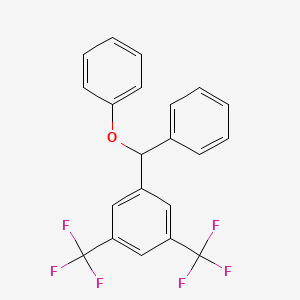 Benzene, 1-(phenoxyphenylmethyl)-3,5-bis(trifluoromethyl)-