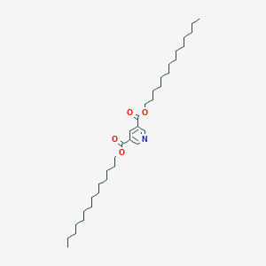 molecular formula C35H61NO4 B15167480 Ditetradecyl pyridine-3,5-dicarboxylate CAS No. 648880-78-8