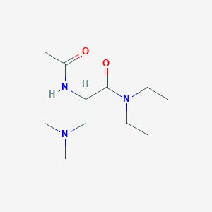 Propanamide, 2-(acetylamino)-3-(dimethylamino)-N,N-diethyl-