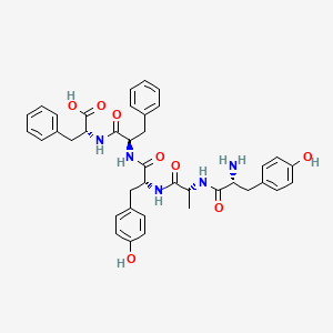 D-Tyrosyl-D-alanyl-D-tyrosyl-D-phenylalanyl-D-phenylalanine