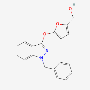 {5-[(1-benzyl-1H-indazol-3-yl)oxy]-2-furyl}methanol