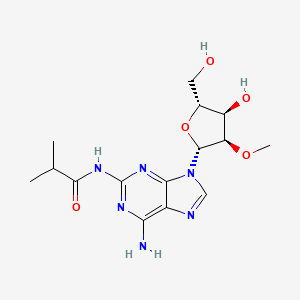 molecular formula C15H22N6O5 B1516758 2-Amino-N2-isobutyryl-2'-O-methyladenosine 
