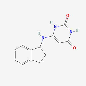 6-(2,3-dihydro-1H-inden-1-ylamino)-1H-pyrimidine-2,4-dione