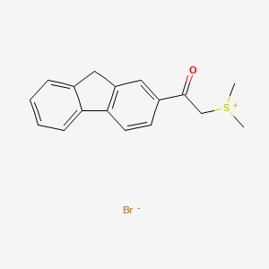 [2-(9H-Fluoren-2-yl)-2-oxoethyl](dimethyl)sulfanium bromide