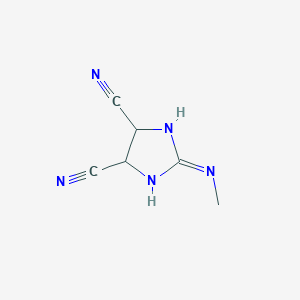 2-(Methylamino)-4,5-dihydro-1H-imidazole-4,5-dicarbonitrile