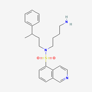 N-(4-Aminobutyl)-N-(3-phenylbutyl)isoquinoline-5-sulfonamide