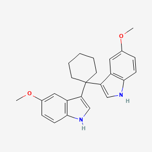 1H-Indole, 3,3'-cyclohexylidenebis[5-methoxy-