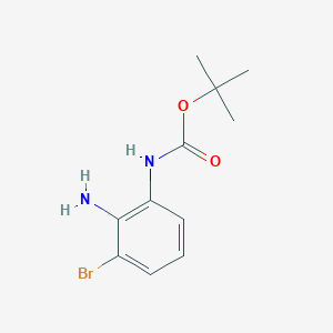(2-Amino-3-bromo-phenyl)-carbamic acid tert-butyl ester