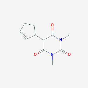 5-(Cyclopent-2-en-1-yl)-1,3-dimethylpyrimidine-2,4,6(1H,3H,5H)-trione