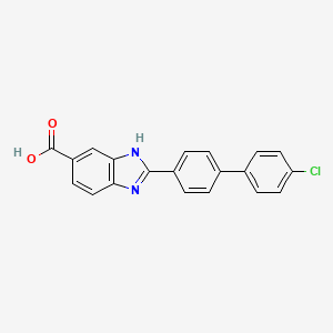 2-(4'-Chlorobiphenyl-4-YL)-1H-benzo[D]imidazole-5-carboxylic acid