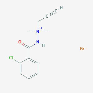 2-(2-Chlorobenzoyl)-1,1-dimethyl-1-(prop-2-yn-1-yl)hydrazin-1-ium bromide