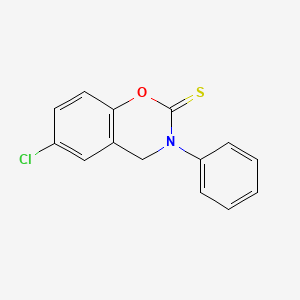 6-Chloro-3-phenyl-3,4-dihydro-2H-1,3-benzoxazine-2-thione