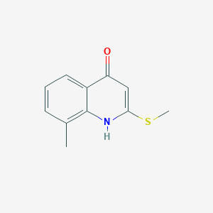 8-methyl-2-methylsulfanyl-1H-quinolin-4-one